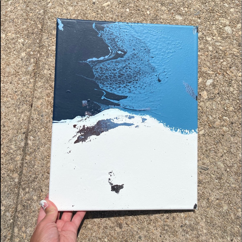 Original FluidArt Painting on Canvas - Picture 5 of 10